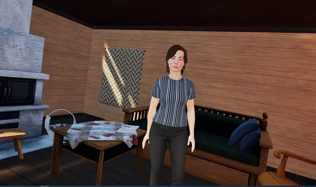 Kuva 5. Pelihahmo äiti.